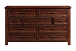 Mor Furniture Dressers & Chests|Sullivan Dresser In Rich Cherry