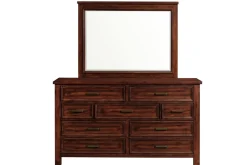 Mor Furniture Bedroom Sets|Sullivan Panel Bed W/ Storage, Dresser, Mirror & Nightstand In Drift Gray, Queen