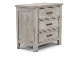 Mor Furniture Bedroom Sets|Sullivan Panel Bed W/ Storage, Dresser, Mirror & Nightstand In Drift Gray, Queen