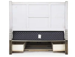 Mor Furniture Storage Beds|Beds|Sullivan Panel Bed W/ Storage In Drift Gray, Queen