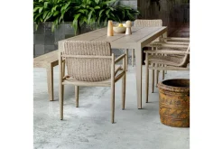 Mor Furniture Outdoor Dining Chairs|Sumba Outdoor Side Chair In Brown
