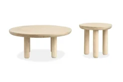 Mor Furniture Sofa & End Tables|Sunset Cove Nesting Coffee Tables In Sanibel Brown