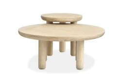 Mor Furniture Sofa & End Tables|Sunset Cove Nesting Coffee Tables In Sanibel Brown