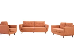 Mor Furniture Loveseats|Sussex Loveseat In Orange