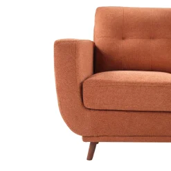 Mor Furniture Loveseats|Sussex Loveseat In Orange