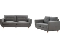 Mor Furniture Living Room Sets|Sussex Sofa & Loveseat In Light Gray