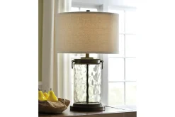 Mor Furniture Shop All Lighting & Lamps|Office Lighting|Tailynn Table Lamp In Clear/Bronze Finish