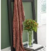 Mor Furniture Throw Blankets|Throw Blankets|Tamish Throw Blanket In Rust