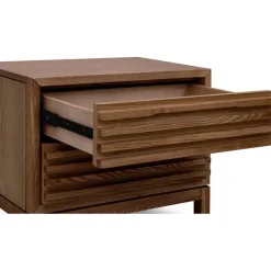 Mor Furniture Nightstands|Tanner 2 Drawer Nightstand In Roux