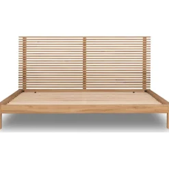 Mor Furniture Beds|Tanner Platform Bed In Flaxen, Full