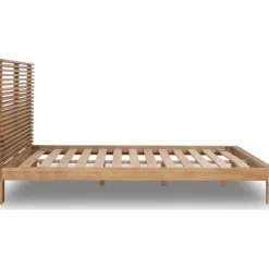 Mor Furniture Beds|Tanner Platform Bed In Flaxen, Full