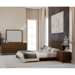 Mor Furniture Beds|Tanner Platform Bed In Flaxen, Full