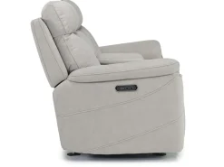 Mor Furniture Reclining Loveseats|Loveseats|Tate 2 Power Console Loveseat In Dove