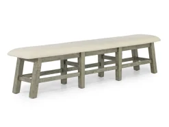 Mor Furniture Dining Benches|Telluride Dining Bench In Driftwood