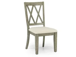 Mor Furniture Seating For 6|Dining Room Sets|Telluride Dining Table & 4 X-Back Chairs & Bench In Driftwood