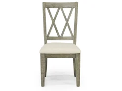 Mor Furniture Seating For 6|Dining Room Sets|Telluride Dining Table & 4 X-Back Chairs & Bench In Driftwood