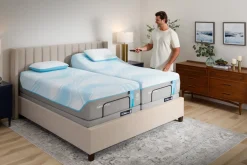 Mor Furniture Foundation & Mattress Sets|Tempur-Pedic® Activebreeze® Ii Medium Hybrid Mattress & Ergo Pro Smart Air Adjustable Foundation, Twin Xl