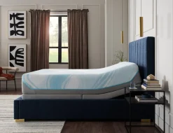Mor Furniture Foundation & Mattress Sets|Tempur-Pedic® Activebreeze® Ii Medium Hybrid Mattress & Ergo Pro Smart Air Adjustable Foundation, Twin Xl