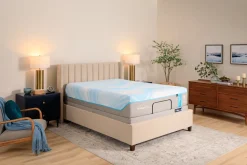 Mor Furniture Foundation & Mattress Sets|Tempur-Pedic® Activebreeze® Ii Medium Hybrid Mattress & Ergo Pro Smart Air Adjustable Foundation, Twin Xl