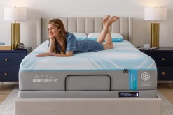 Mor Furniture Foundation & Mattress Sets|Tempur-Pedic® Activebreeze® Ii Medium Hybrid Mattress & Ergo Pro Smart Air Adjustable Foundation, Twin Xl