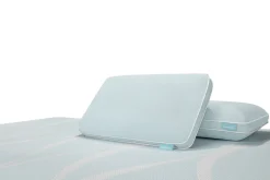 Mor Furniture Pillows|Tempur-Pedic Breeze Pro-Hi Cooling Pillow In White, Eastern King