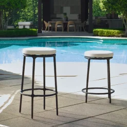 Mor Furniture Barstools|Thayer Outdoor Barstool In Bronze