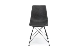Mor Furniture Dining Chairs|Theo Side Chair In Leather Slate