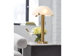 Mor Furniture Shop All Lighting & Lamps|Office Lighting|Tobbinsen Floor Lamp In Brass Finish