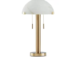 Mor Furniture Shop All Lighting & Lamps|Office Lighting|Tobbinsen Floor Lamp In Brass Finish