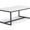 Mor Furniture Coffee Tables|Torin Coffee Table In White Marble/Black