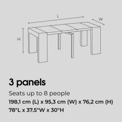 Mor Furniture Seating For 6|Transformer Table Dining Sets|Transformer Extendable Dining Table, 4 Chairs & Bench In Scandinavian Oak