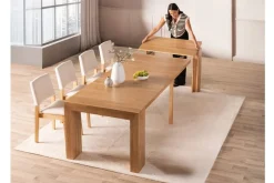 Mor Furniture Dining Tables|Transformer Extendable Dining Table In Scandinavian Oak