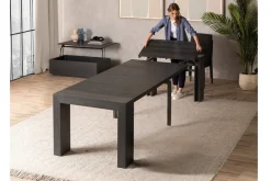 Mor Furniture Seating For 4|Transformer Table Dining Sets|Transformer Extendable Dining Table & 4 Chairs In Scandinavian Oak