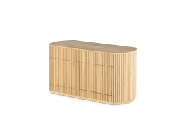 Mor Furniture Sideboards, Buffets & Hutches|Transformer Round Server In Scandinavian Oak