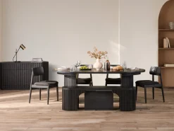 Mor Furniture Sideboards, Buffets & Hutches|Transformer Round Server In Scandinavian Oak