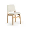 Mor Furniture Dining Chairs|Transformer Stackable Side Chair In Scandinavian Oak & Creamy