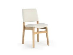 Mor Furniture Dining Chairs|Transformer Stackable Side Chair In Scandinavian Oak & Creamy