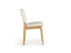 Mor Furniture Dining Chairs|Transformer Stackable Side Chair In Scandinavian Oak & Creamy