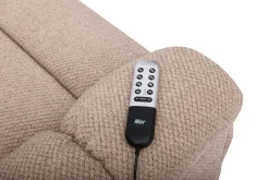 Mor Furniture Recliners|Tucker 2 Power Theater Recliner W/ Immersive Sound In Light Brown
