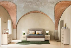 Mor Furniture Storage Beds|Upholstered Beds|Tullia Upholstered Panel Bed W/ Storage In Pearl Line/Eco Stone, Queen