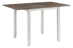 Mor Furniture Seating For 2|Dining Room Sets|Tuttle Dining Table & 2 Chairs In White