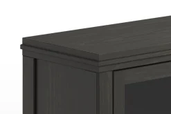 Mor Furniture Fireplace Tv Stands|Fireplaces|Tybee Fireplace Console In Black, 85 Inch