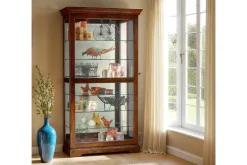Mor Furniture Curio Cabinets|Tyler Curio Cabinet In Auburn