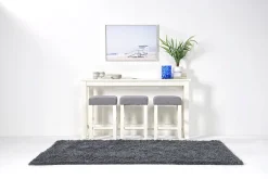 Mor Furniture Counter Height Dining Sets|Urban Sofa Bar Table W/ 3 Stools In White