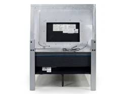 Mor Furniture Bedroom Sets|Valentino Panel Bed, Dresser, Mirror & Nightstand In Silver, Twin
