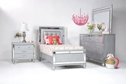 Mor Furniture Beds|Valentino Panel Bed In White, Twin