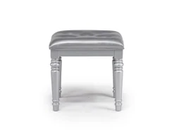 Mor Furniture Vanities & Mirrors|Valentino Vanity, Mirror & Stool In Silver