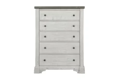 Mor Furniture Dressers & Chests|Valley Ridge Chest In White Gray Finish