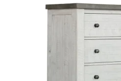 Mor Furniture Dressers & Chests|Valley Ridge Chest In White Gray Finish