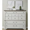 Mor Furniture Dressers & Chests|Valley Ridge Mans Chest In White Gray Finish